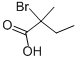Structure of 2-Bromo-2-methylbutyric acid