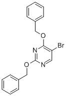 5-溴-2,4-二(苯基甲氧基)-嘧啶结构式