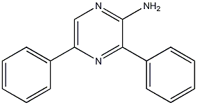 2-氨基-3,5-二苯基吡嗪结构式