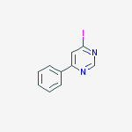 4-IODO-6-PHENYLPYRIMIDINE结构式