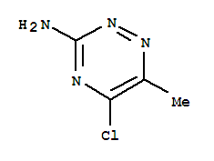 Structure of 1,2,4-TRIAZIN-3-AMINE,5-CHLORO-6-METHYL-