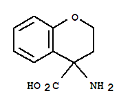Structure of 2H-1-Benzopyran-4-carboxylicacid, 4-amino-3,4-dihydro-