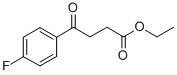 Chemical structure of 4-(4-FLUORO-PHENYL)-4-OXO-BUTYRIC ACID ETHYL ESTER