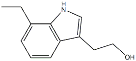 Structure of 7-Ethyl tryptophol
