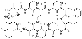 polymyxin B(1)结构式