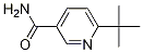 6-t-butylpyridine-3-carboxamide结构式