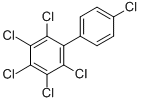 Structure of 2,3,4,4,5,6-HEXACHLOROBIPHENYL