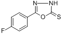 Structure of 5-(4-FLUOROPHENYL)-1,3,4-OXADIAZOLE-2(3H)-THIONE