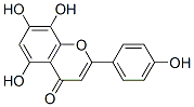 5,7,8-trihydroxy-2-(4-hydroxyphenyl)chromen-4-one结构式