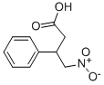 Structure of BETA-(NITROMETHYL)-BENZENEPROPANOIC ACID