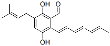 2-[(1E,3E,5E)-1,3,5-Heptatrienyl]-3,6-dihydroxy-5-(3-methyl-2-butenyl)benzaldehyde