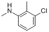 Structure of Benzenamine, 3-chloro-N,2-dimethyl-