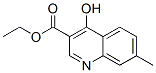 4-HYDROXY-7-METHYLQUINOLINE-3-CARBOXYLIC ACID ETHYL ESTER结构式