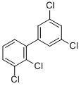 Structure of 2,3,3,5-TETRACHLOROBIPHENYL