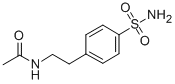 Structure of N-(P-SULFAMOYLPHENETHYL)ACETAMIDE