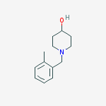 Structure of 1-(2-methylbenzyl)piperidin-4-ol