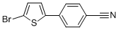 Structure of 4-(5-BROMOTHIOPHEN-2-YL)BENZONITRILE