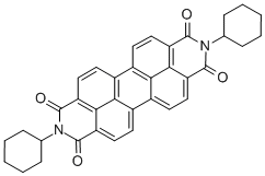 2,9-Di(cyclohexyl)-anthra2,1,9-def:6,5,10-defdiisoquinoline-1,3,8,10-tetrone结构式
