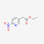 Structure of ethyl 2-(6-nitropyridin-3-yl)acetate