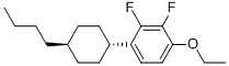 Structure of TRANS-1-(4-BUTYL-CYCLOHEXYL)-4-ETHOXY-2,3-DIFLUORO-BENZENE