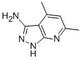Structure of 4,6-DIMETHYL-1H-PYRAZOLO[3,4-B]PYRIDIN-3-AMINE