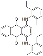 Structure of 1,4-bis[(2-ethyl-6-methylphenyl)amino]anthraquinone