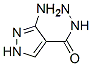 Structure of 1H-PYRAZOLE-4-CARBOXYLIC ACID,3-AMINO-,HYDRAZIDE