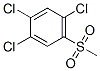 1,2,4-trichloro-5-methylsulfonyl-benzene结构式
