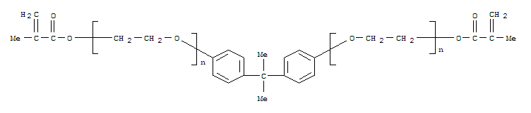 二苯酚 A 乙氧酸二甲基丙烯酸结构式