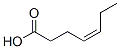 Structure of (Z)-hept-4-enoic acid