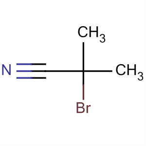 Propanenitrile, 2-bromo-2-methyl-结构式