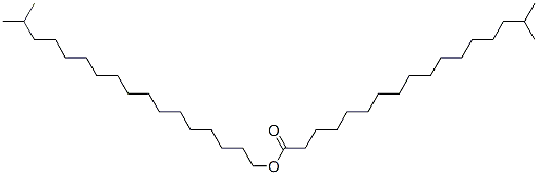 Structure of isooctadecyl isooctadecanoate