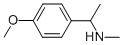 Structure of N-[1-(4-methoxyphenyl)ethyl]-N-methylamine