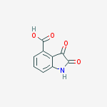 2,3-dioxoindoline-4-carboxylic acid结构式