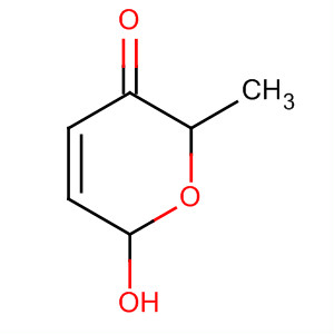 Structure of 2H-Pyran-3(6H)-one, 6-hydroxy-2-methyl-