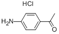 Chemical structure of 4-AMINOACETOPHENONE HYDROCHLORIDE