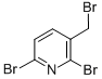 2,6-DIBROMO-3-(BROMOMETHYL)PYRIDINE结构式