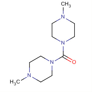 Piperazine, 1-methyl-4-[(4-methyl-1-piperazinyl)carbonyl]-结构式