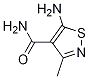 Structure of 4-Isothiazolecarboxamide, 5-amino-3-methyl-