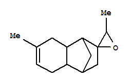 Structure of 3,7-Dimethyl-3,4,4a,5,8,8a-hexahydrospiro-(1,4-methanonaphthalene- 2(1H),2-oxirane)