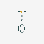 Structure of Silane, trimethyl[(4-methylphenyl)ethynyl]-