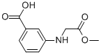 Structure of BENZOIC ACID 3-[(2-METHOXY-2-OXOETHYL)AMINO]-