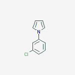 1H-pyrrole, 1-(3-chlorophenyl)-结构式