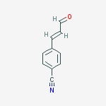 Benzonitrile, 4-(3-oxo-1-propenyl)-结构式