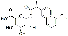 Structure of naproxen glucuronide