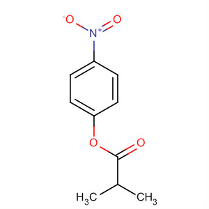 Structure of Propanoic acid, 2-methyl-, 4-nitrophenyl ester