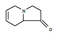 Structure of 1(5H)-Indolizinone,2,3,8,8a-tetrahydro-