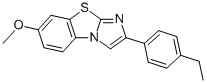 2-(4-ETHYLPHENYL)-7-METHOXYIMIDAZO[2,1-B]BENZOTHIAZOLE结构式