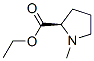 Structure of D-PROLINE,1-METHYL-,ETHYL ESTER