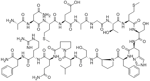 H-ALA-ASN-MET-GLU-ALA-GLY-THR-MET-SER-HIS-PHE-PRO-SER-LEU-PRO-GLN-ARG-PHE-NH2结构式